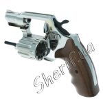 Revolver chambered for Flaubert Alfa-420 nickel walnut (Czech Republic)