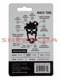 Мультитул SOG MAC-V Tool карманный-7