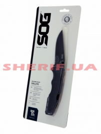Нож SOG Salute Black TiNi-7