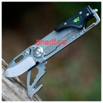 Мультитул Sanrenmu 6050 Pocket EDC Folding Knife Multi Toolkit Screwdriver Belt Cutting LED Bottle-4