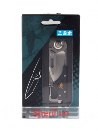 Мультитул Sanrenmu 6050 Pocket EDC Folding Knife Multi Toolkit Screwdriver Belt Cutting LED Bottle-5