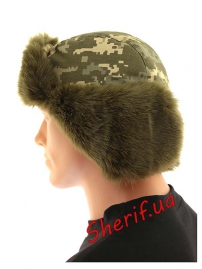 Шапка-ушанка Digital ВСУ (дл. мех)-2