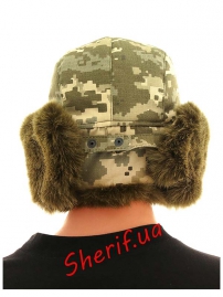 Шапка-ушанка Digital ВСУ (дл. мех)-3