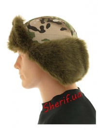 Шапка-ушанка Multicam (дл. мех)-2