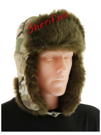 Шапка-ушанка Multicam (дл. мех)-4