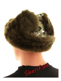 Шапка-ушанка Multicam (дл. мех)-5