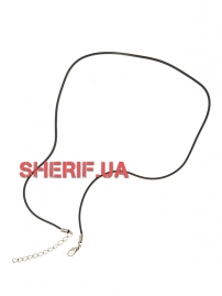 Rubber cord black 50cm