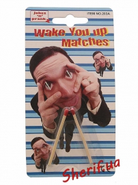 Rubber matches in the eye