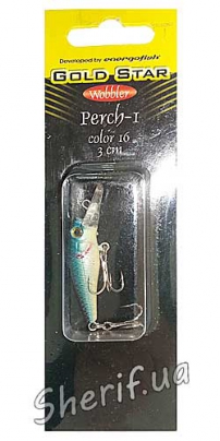 Воблер Gold Star Perch-1, 3 см Color 16 #87225-316