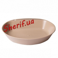 Plastic camping plate Wildo Khaki