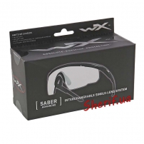 Очки Wiley X SABER ADV. Clear Matte Black Frame w/Bag Black-8