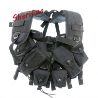 Жилет разгрузочный MIL-TEC US (6 подсумков) Black, 10714002-4