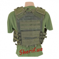 Жилет MIL-TEC разгрузочный USMC OLIVE, 10720001-3
