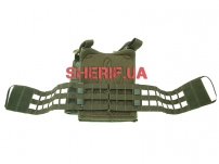 Жилет Plate Carrier Olive под бронепластины-7