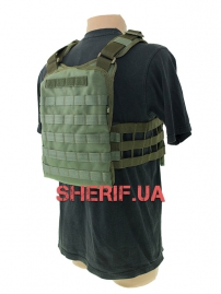 Жилет Plate Carrier Olive под бронепластины-3