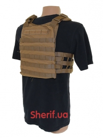 Жилет Plate Carrier под бронепластины Coyote-2