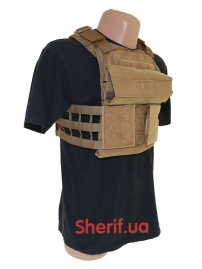 Жилет Plate Carrier под бронепластины Coyote-3