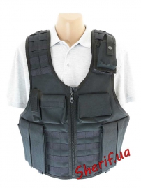 Unloading vest for the Ministry of Internal Affairs Black (MOlly system), XXL