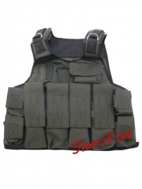 Жилет разгрузочный под пластины Olive Drab-5