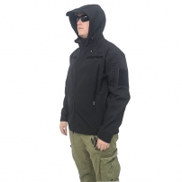 Куртка-ветровка Soft Shell, черная (М-ТМ)