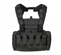 Нагрудный разгрузочный жилет Tasmanian Tiger Chest RIG MK2 M4 Black