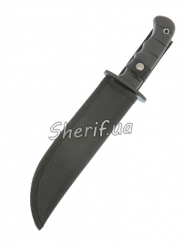 Нож MIL-TEC KAMPFMESSER MIT BOWIEKLINGE Black 4