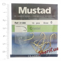 Крючки Mustad № 6 Ref.31380 Crystal