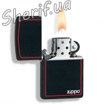 Зажигалка Zippo BLACK MATTE w ZIPPO BORDER 218 ZB(2)