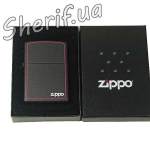 Зажигалка Zippo BLACK MATTE w ZIPPO BORDER 218 ZB(3)