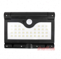 Настенный уличный светильник SH-090A-34SMD, 1x18650, PIR+CDS, солнечная батарея-2