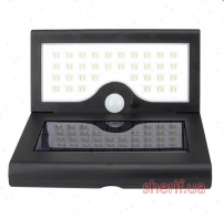 Настенный уличный светильник SH-090A-34SMD, 1x18650, PIR+CDS, солнечная батарея-3