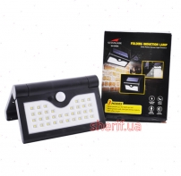 Настенный уличный светильник SH-090A-34SMD, 1x18650, PIR+CDS, солнечная батарея-4