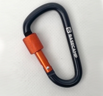 Карабін алюмінієвий сервісний Base Camp Delta 8 Screw Set, Black