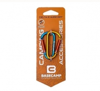 Набор алюминиевых сервисных карабинов Base Camp Delta 6 Straight Set, 2 шт, Blue/Orange
