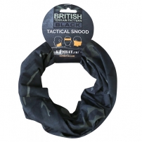 Баф KOMBAT UK Tactical Snood, мультікам чорний, kb-ts-btpbl