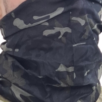 Баф KOMBAT UK Tactical Snood, мультікам чорний, kb-ts-btpbl