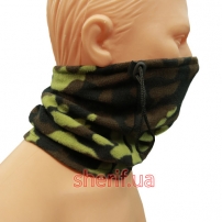 Бафф камуфл. CAMO №3  (флис) с затяжкой-3