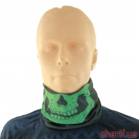 baff-maska-s-risunkom-cherep-black-green-3