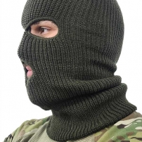 Балаклава KOMBAT UK 3 Hole Balaclava оливковий Uni, kb-3hb-olgr