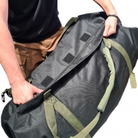Баул армейский 180л Black (cordura 1000D) PS