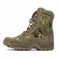 Ботинки MIL-TEC тактические на молнии YKK 8" Multicam