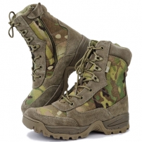 Ботинки MIL-TEC тактические на молнии YKK 8" Multicam