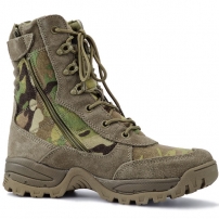 Ботинки MIL-TEC тактические на молнии YKK 8" Multicam