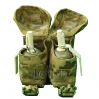 Pouch for 2 grenades, APU camouflage on Molle