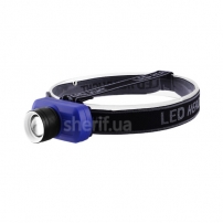 Фонарь налобный 873-XPE, ЗУ micro USB, встроенный аккумулятор, zoom