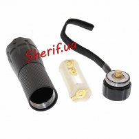 Фонарь ручной на 1Cree лампу Zoom 1x-2000x-4