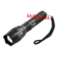 Flashlight Police 1831-T6, 1x18650/3xAAA, charger 220V, zoom