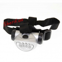 Ліхтарик на голову 12 світлодіодів