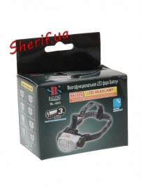 Фонарик на голову 8 светодиодов-7