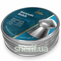 Pneumatic bullets H&N Baracuda Match 5.5 mm 1.37g, 200pcs/pack (92285510003)